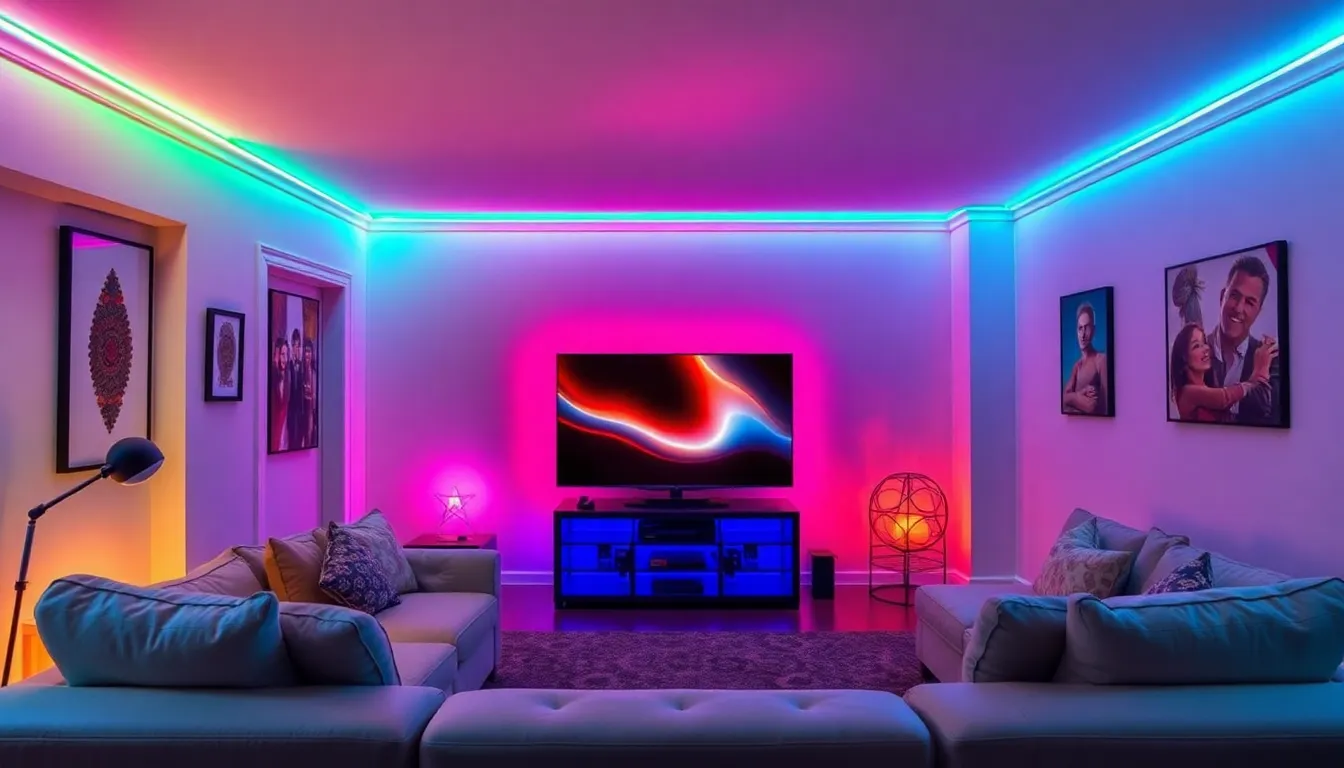 Led Strip Custom Custom RGB Lighting Strip: Transform Your Space with Stunning Ambiance ...